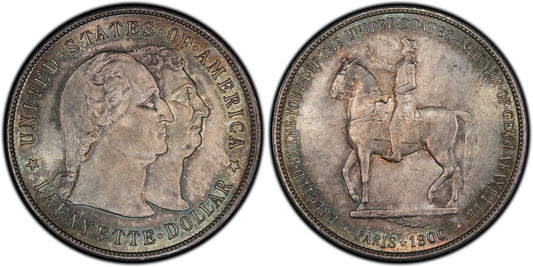 1900 $1 PCGS MS65 Lafayette CAC Approved GORGEOUS AND ORIGINAL