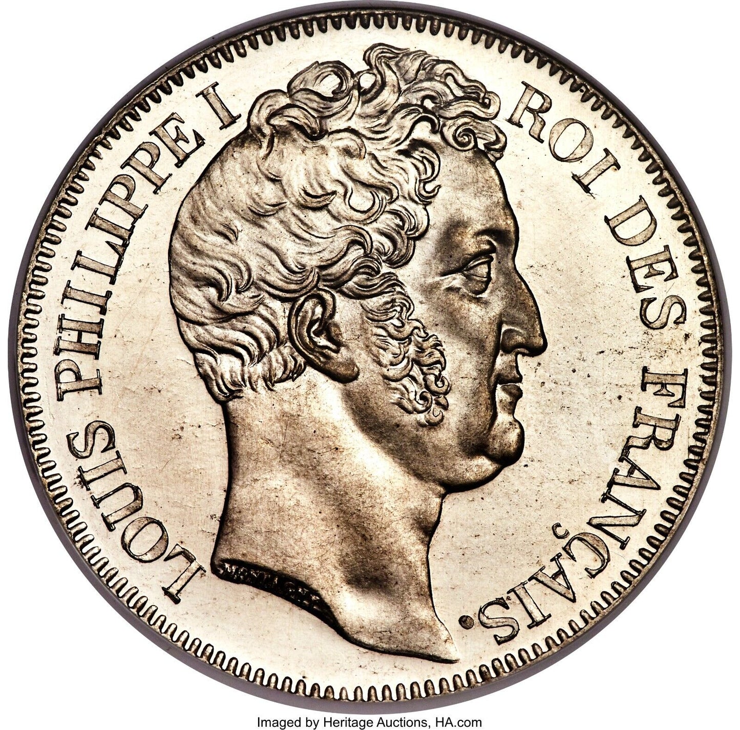 1831 ESSAI FRANCE 5 FRANC MAZ-1075 NGC MS 65