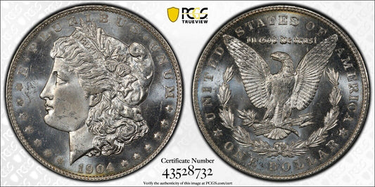 1904-O $1 Morgan PCGS MS64 CAC Approved SUPER PQ SHOULD BE PROOFLIKE PL AT LEAST